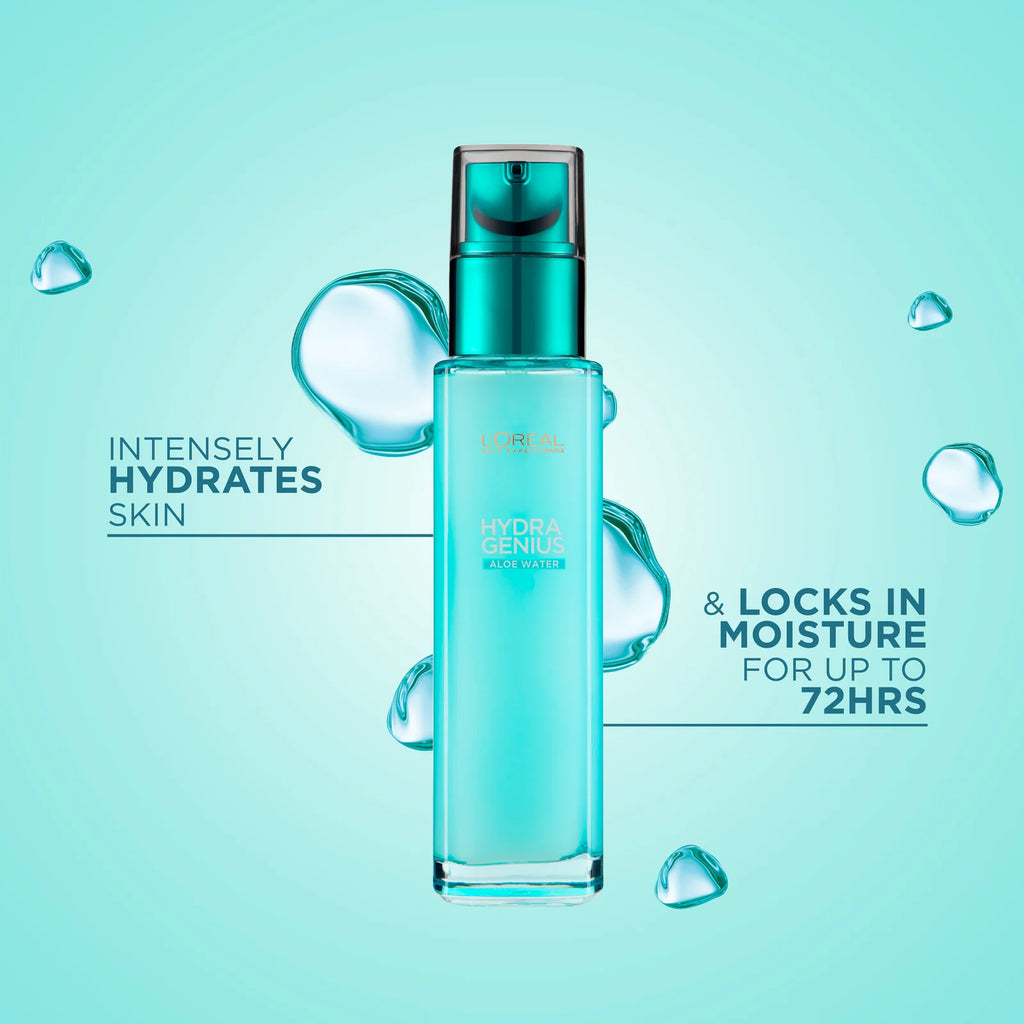 Hydra Genius Water-Based Gel Facial Moisturizer for Normal to Combination Skin