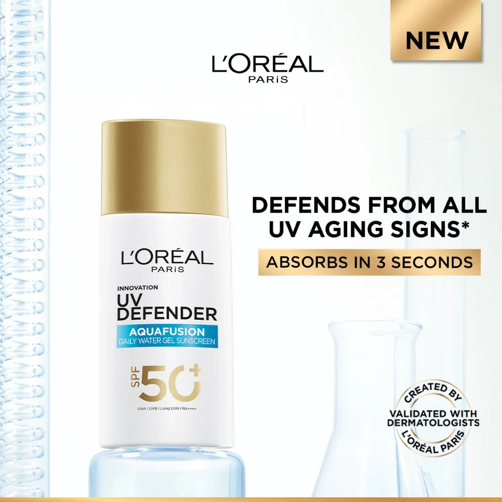 UV Defender Aquafusion Daily Water Gel Sunscreen