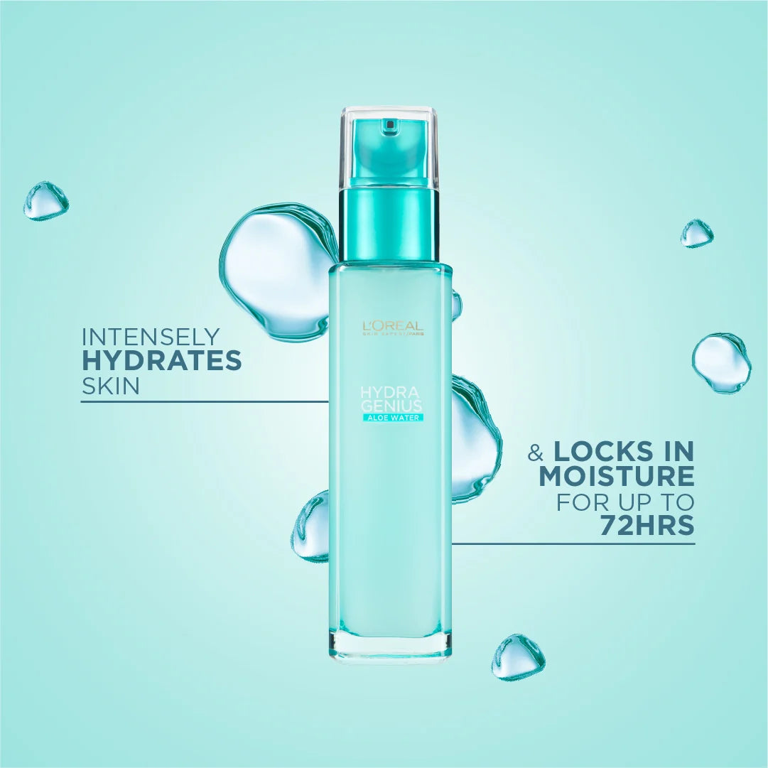 Hydra Genius Water-Based Gel Facial Moisturizer for Dry & Sensitive Skin