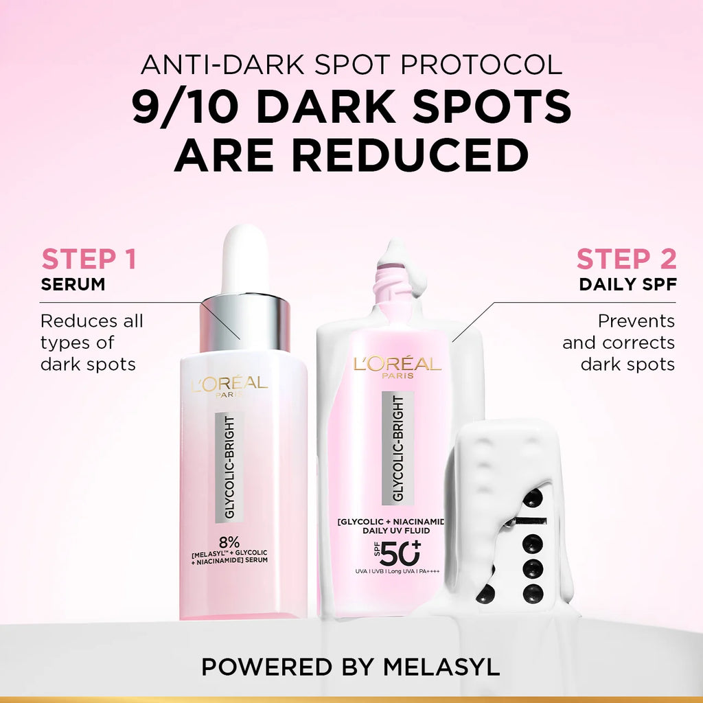 Glycolic Bright Anti-Dark Spot Daily UV Fluid SPF 50+
