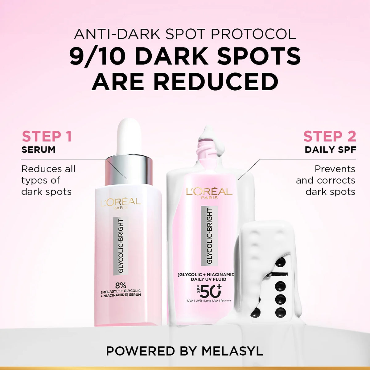 Glycolic Bright Anti-Dark Spot Daily UV Fluid SPF 50+