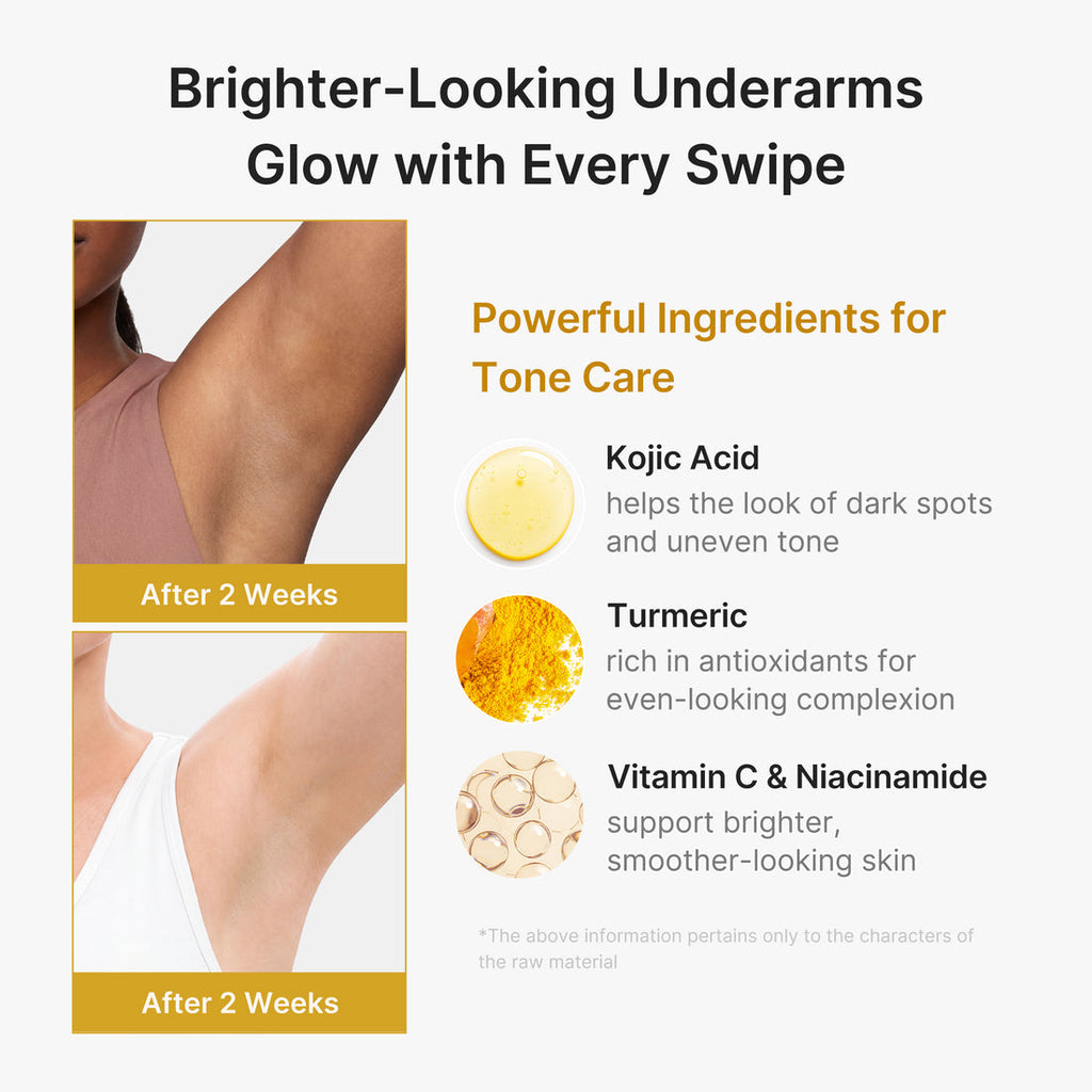 Kojic Acid Brightening Deodorant - Vanilla & Pistachio