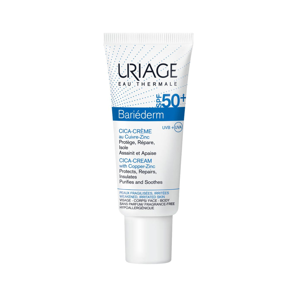 Bariéderm Cica Cream SPF50+ with Copper-Zinc