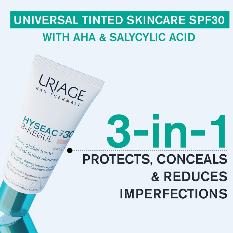 Hyséac 3-Regul+ Global Tinted SkinCare SPF30