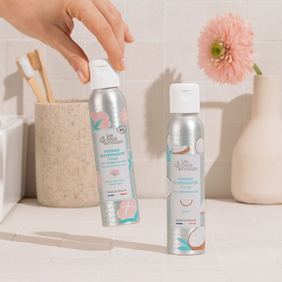Cotton Flower Facial Cleansing Powder