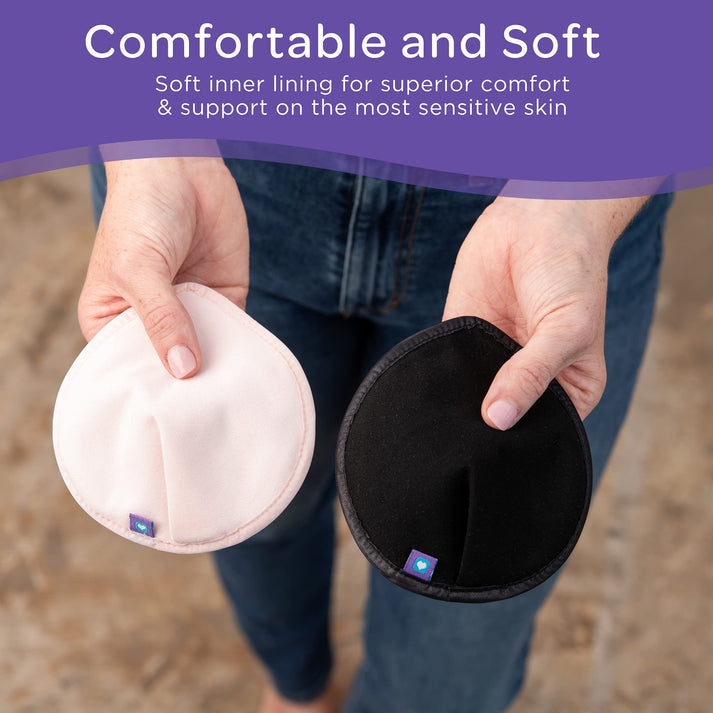 Lansinoh Reusable Nursing Pads for Breastfeeding Mothers, 8 Washable Pads