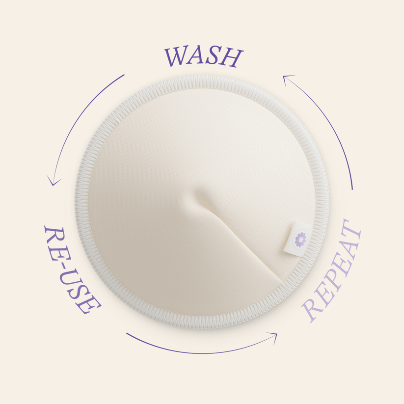 Lansinoh Washable/Reusable Nursing Pads For Breastfeeding