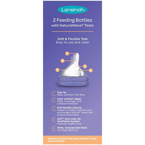 Lansinoh Plastic Feeding Bottle 2