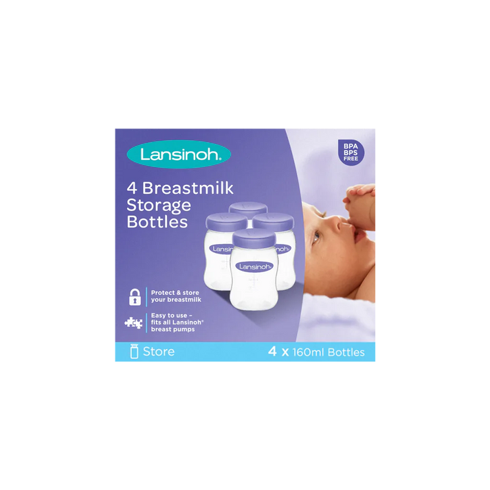 Lansinoh Breastmilk Storage Bottles (Pack of 4)
