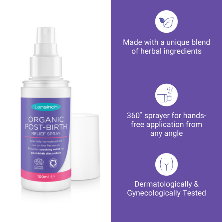 LANSINOH Organic Post Birth Relief Spray