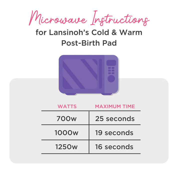LANSINOH COLD & WARM Post-Birth Relief Pads