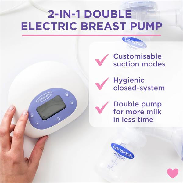 LANSINOH Compact Single Electric Breast Pump