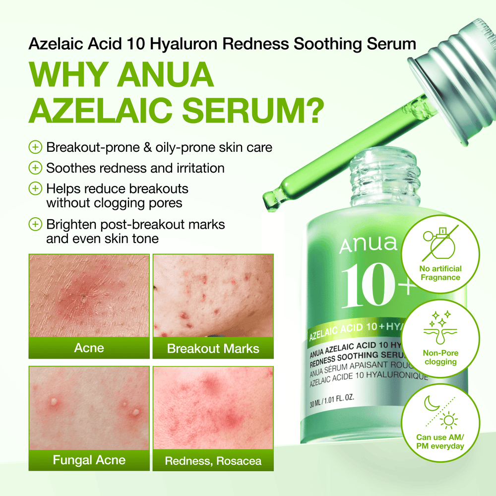 Azelaic Acid 10 Hyaluron Redness Soothing Serum