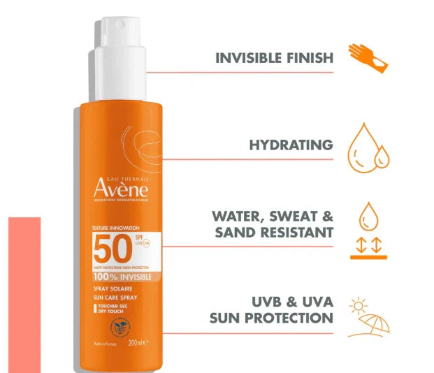 SOINS SOLAIRES Sunscreen Spray SPF50+