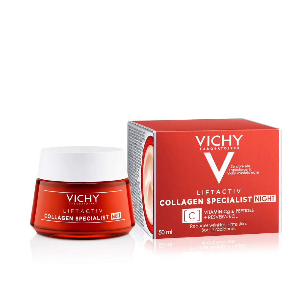 Liftactiv Collagen Specialist Night Cream Anti-Aging Face Moisturizer