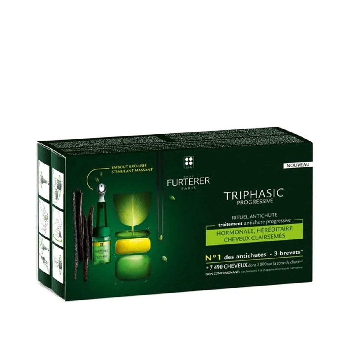 René Furterer  Triphasic progressive concentrated serum 8 ampoules - 5.5mL